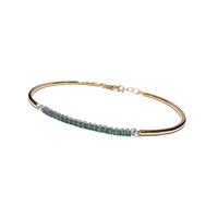 Bracciale CikOrefice Gioielli Donna in Oro Smeraldo 0.30 Ct CKHBRAU0026 - CKHBRAU0026